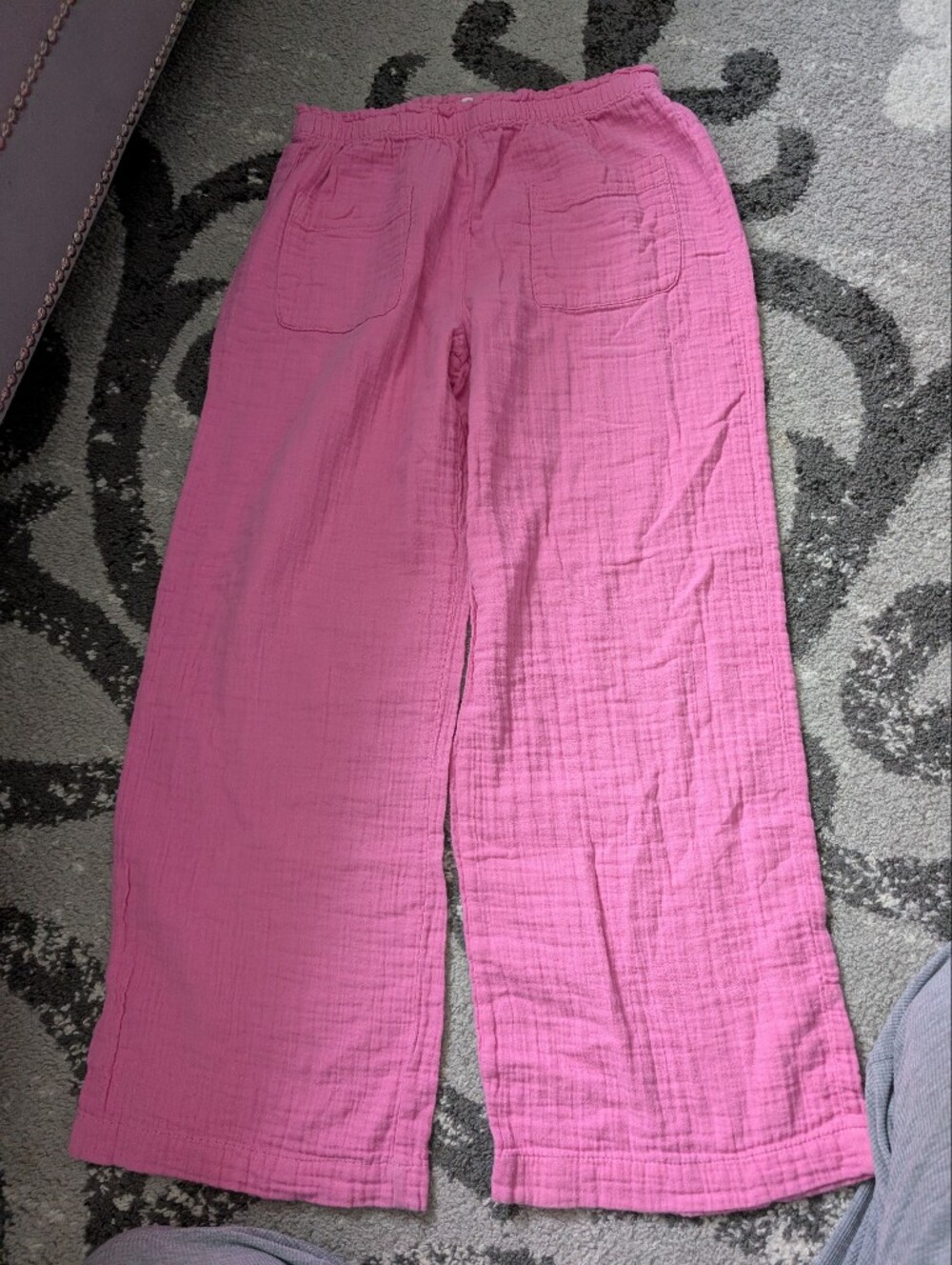 GAP Kids Pink Gauze Pull Waist Pants